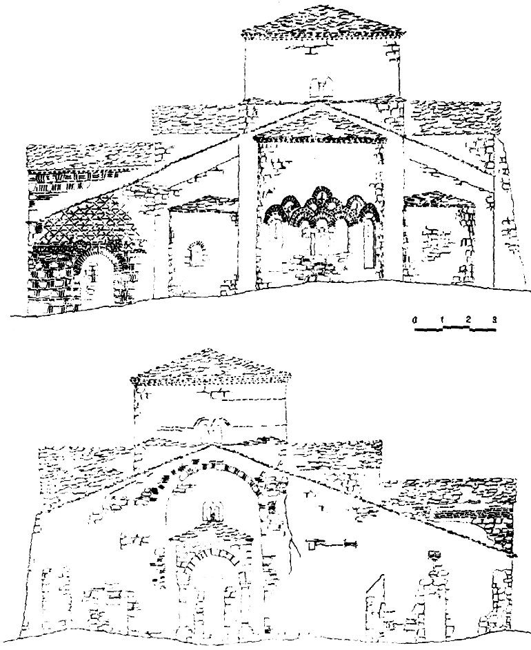 Рис. 17-1. Церковь св. Богородицы, Дрино поле (Пешкопи, Албания). Вид с востока
